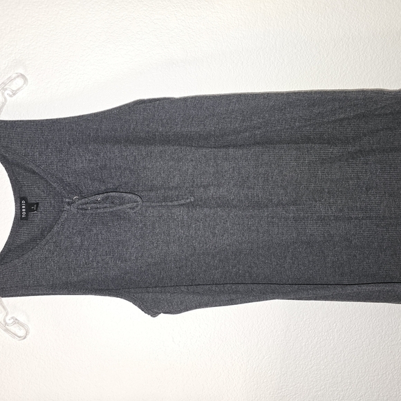Chico's Gray Sleeveless Dress - Picture 1 of 5